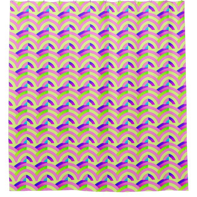 chic modern multi-colour chevrons pattern (Front)