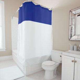 Chic Modern Nautical Navy Blue White Colour Block