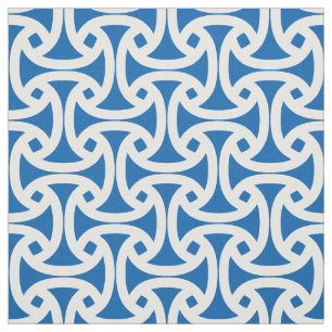 Chic, Modern Pattern - Wellfleet - Blue Fabric
