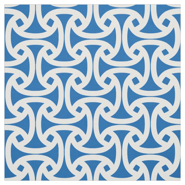 Chic, Modern Pattern - Wellfleet - Blue Fabric (Swatch)