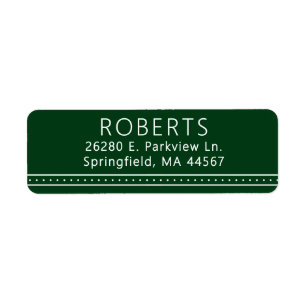 Chic Modern Return Address Labels