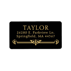 Chic Modern Return Address Labels