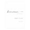 Chic Modern Script Wedding Welcome Sign | French