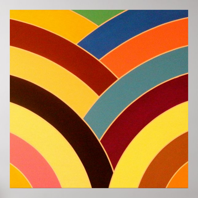 chic modern sophisticated chevrons poster (Front)