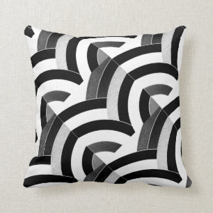 chic modern sophisticated chevrons throw pillow
