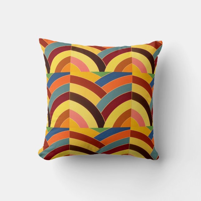 chic modern sophisticated chevrons throw pillow (Front)