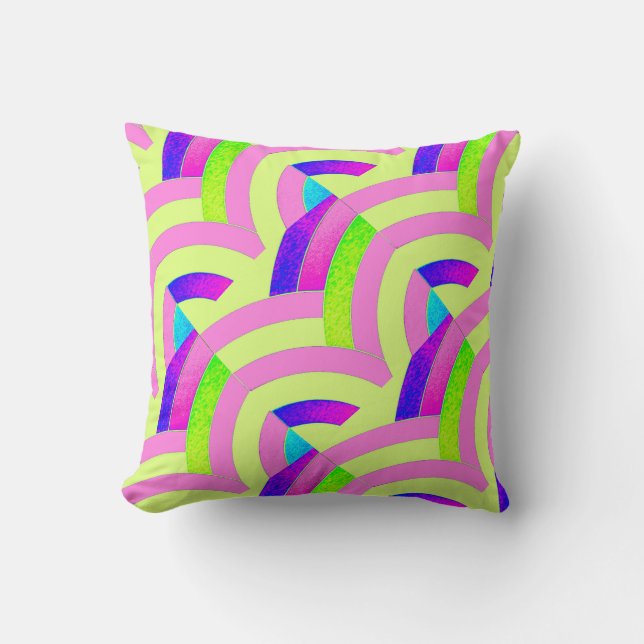 chic modern sophisticated chevrons throw pillow (Front)