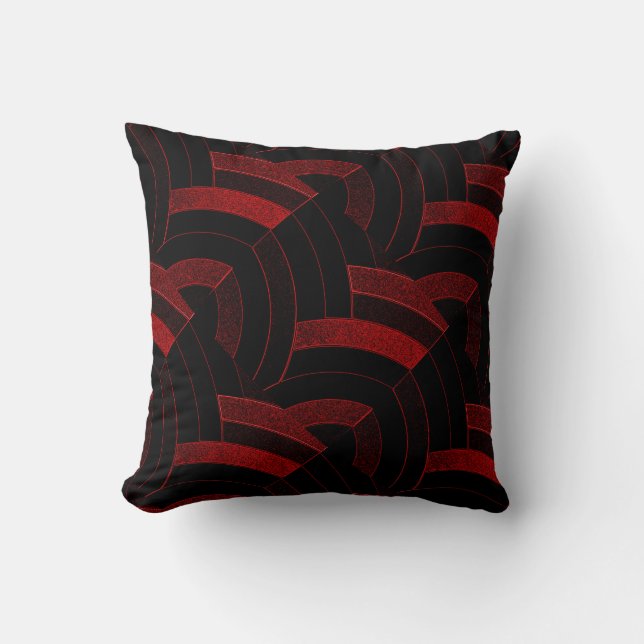 chic modern sophisticated chevrons throw pillow (Front)