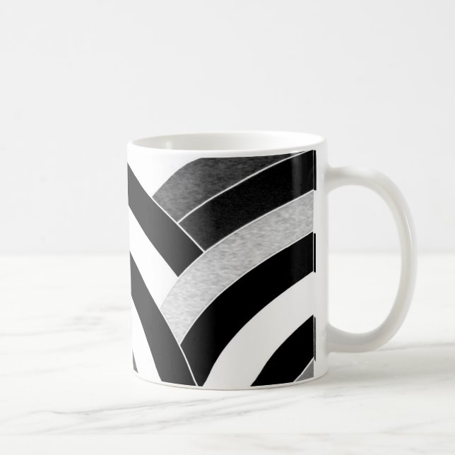 chic modern stylish chevrons coffee mug (Right)