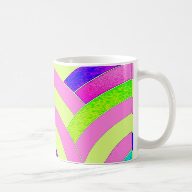 chic modern stylish chevrons coffee mug (Right)