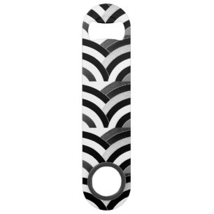 chic modern stylish chevrons speed bottle opener