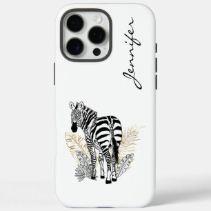 Chic Modern Zebra iPhone  16 Pro Max Case