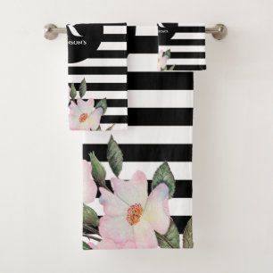 Chic Moderne Aquarelle Roses Roses Roses Rose Rayu