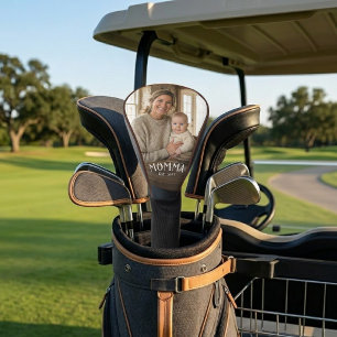 Chic Mom Est Year First Time Mom Photo Golf Head Cover