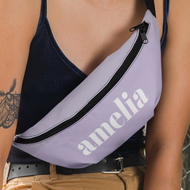 Chic Monogram Lavender Purple Fanny Pack (Creator Uploaded)