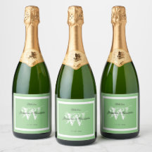  Chic Monogram Wedding Elegant Soft Mint Green