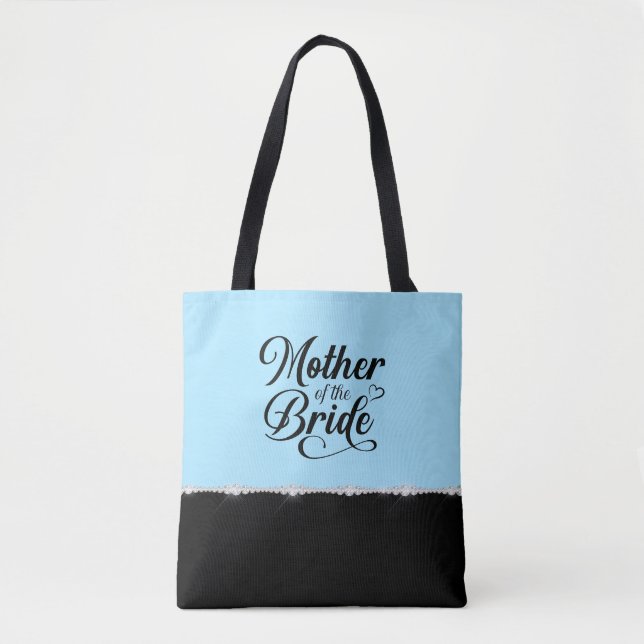 Chic Mother of  Bride Tote Bag (Front)
