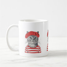 Chic Mug de chat parisien
