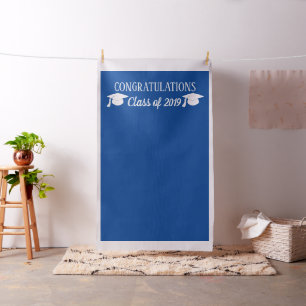 Chic Navy Blue Diy Graduate Photo Booth Backdrop