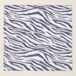 Chic Navy Blue Zebra Pattern Scarf<br><div class="desc">Chic chiffon scarf with a stylish navy blue zebra pattern. Elegant and fashionable design. Exclusively designed for you by Happy Dolphin Studio. If you need any help or matching products, please contact us at happydolphinstudio@outlook.com.</div>