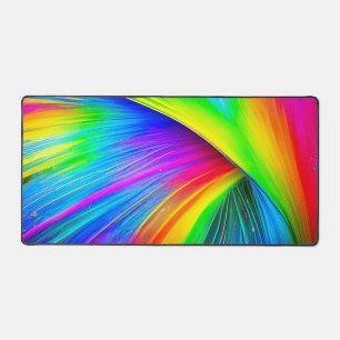 Chic Neon Rainbow Colors Design abstrait
