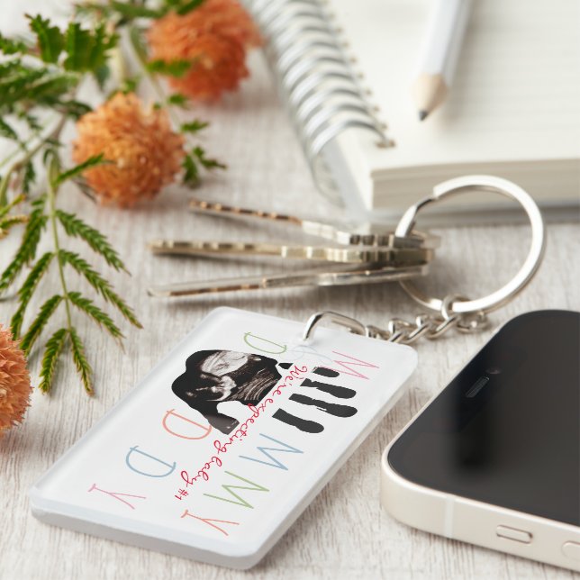 Chic New Baby Sonogram Ultrasound Photo Grossesse (Devant droit)