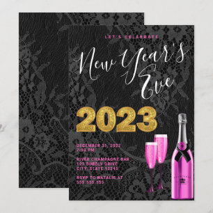 Chic New Year's Eve Party Invitation