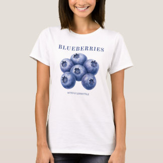 Chic Office Casual: blueberries Print Tee
