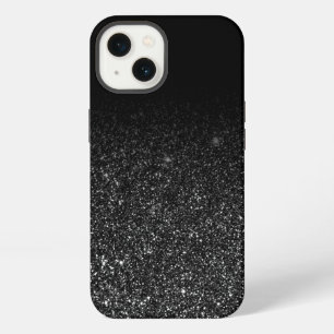 Chic Ombre Black Glitter iPhone 13 Case