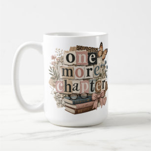 Chic One more chapter retro vintage booklover Coffee Mug