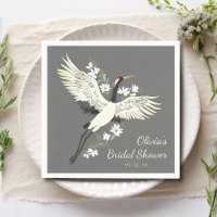 Chic Oriental Crane Bridal Shower