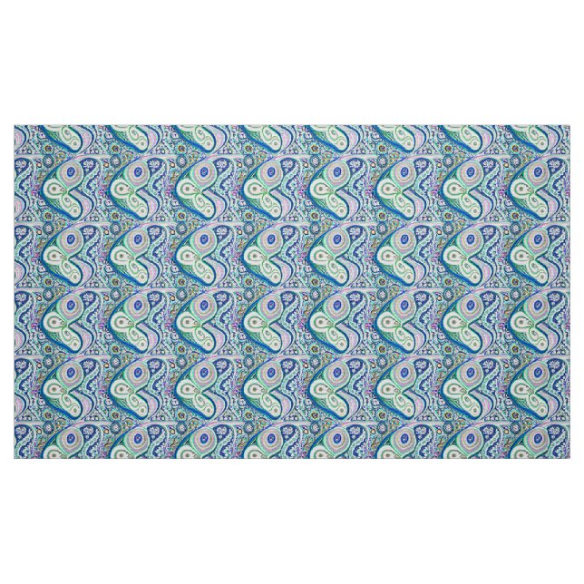 Chic Paisley Print Fabric Collection (Fat Quarter)