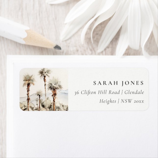 Chic Palm Springs California Landscape Address (Insitu)