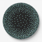 CHIC PAPER PLATE_MINT/LG BLUE/BLACK CONFETTI