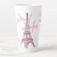 Chic Paris Eiffel Tower Personalized Sweet Sixteen