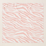 Chic Pastel Pink Zebra Pattern Scarf<br><div class="desc">Chic chiffon scarf with a stylish pastel pink zebra pattern. Elegant and fashionable design. Exclusively designed for you by Happy Dolphin Studio. If you need any help or matching products, please contact us at happydolphinstudio@outlook.com.</div>