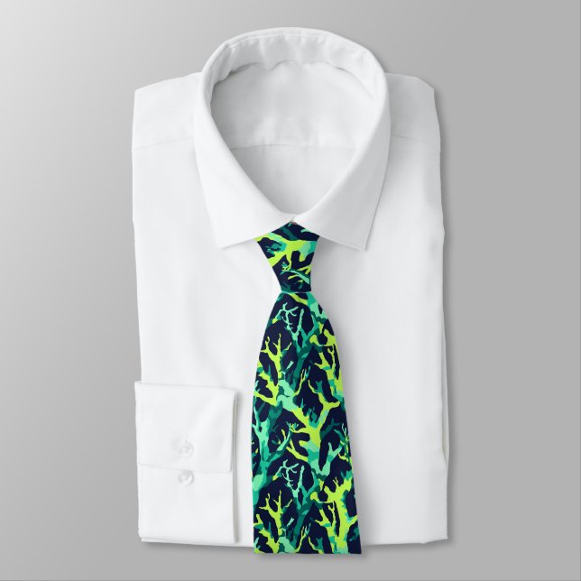 Chic Personal Gifts Camouflage Print  Tie (Tied)