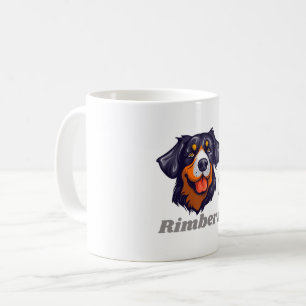 Chic Personalize Pet Mug with Name and Stylish Dog