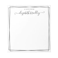 Chic Personalized | From The Desk Of Notepad