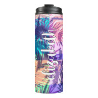 Chic Personalized Palm Tree Collage