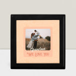 Chic Personalized Photo Text Grandparents Gift Gift Box<br><div class="desc">Create a truly personalized and unique gift with our Chic Personalized Photo Text Gift Box! With the ability to customize the front of the box with your photo and text, you can make your gift stand out from the rest. Perfect for any occasion, our gift boxes are great for birthdays,...</div>