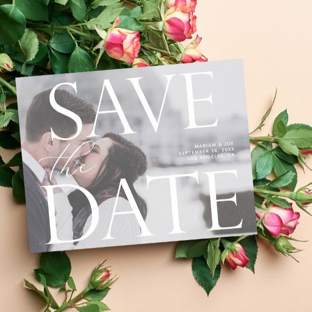 Chic Photo LG Save the Date Invitation (Creator Uploaded)