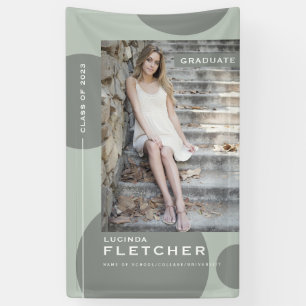 Chic Photo Template Graduate Graduation Party Banner