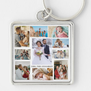 Chic Photo   Wedding and family Keychain
