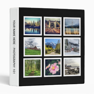 Chic Photography Arts Student Portfolio Binder