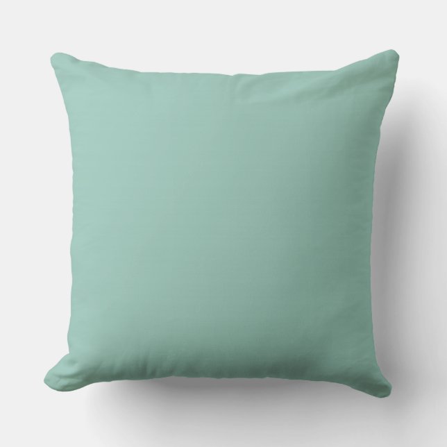 CHIC PILLOW_415/416 SOLID AQUA THROW PILLOW (Front)