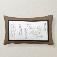 CHIC PILLOW_MODERN FIGURE DRAWING  STUDY