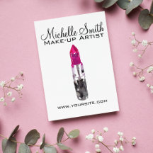 Chic pink black silver watercolor lipstick Makeup