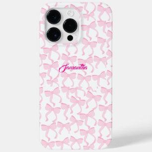 Chic Pink Bows Case-Mate iPhone 14 Pro Max Case