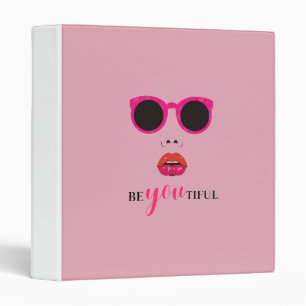 Chic pink‑tone design with grace binder